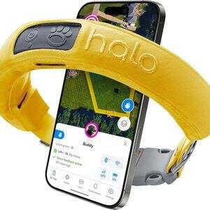 Halo Collar 3, Multifunctional GPS Wireless Dog Fence & Dog Training Collar